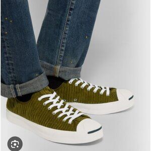 Converse Jack Purcell Olive Corduroy Low Top Sneakers Unisex EU 42.5